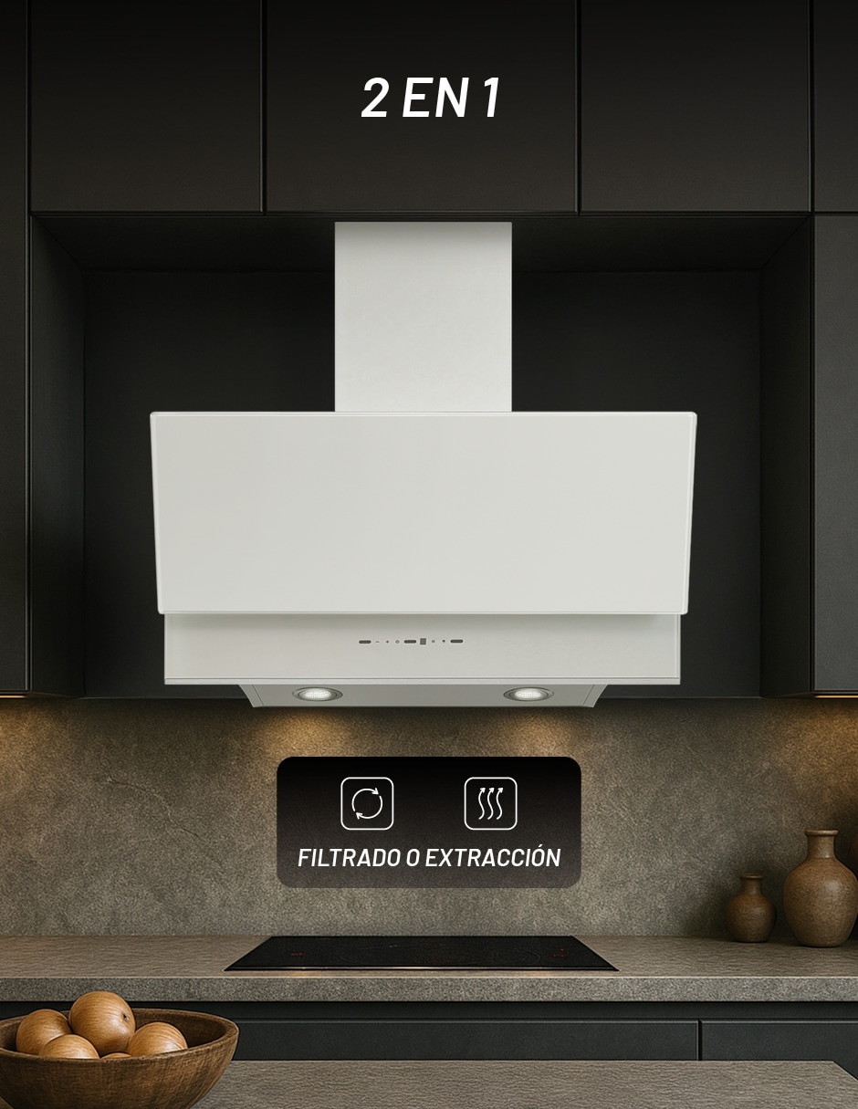Campana de pared CAMEXPA76VTB de vidrio 5