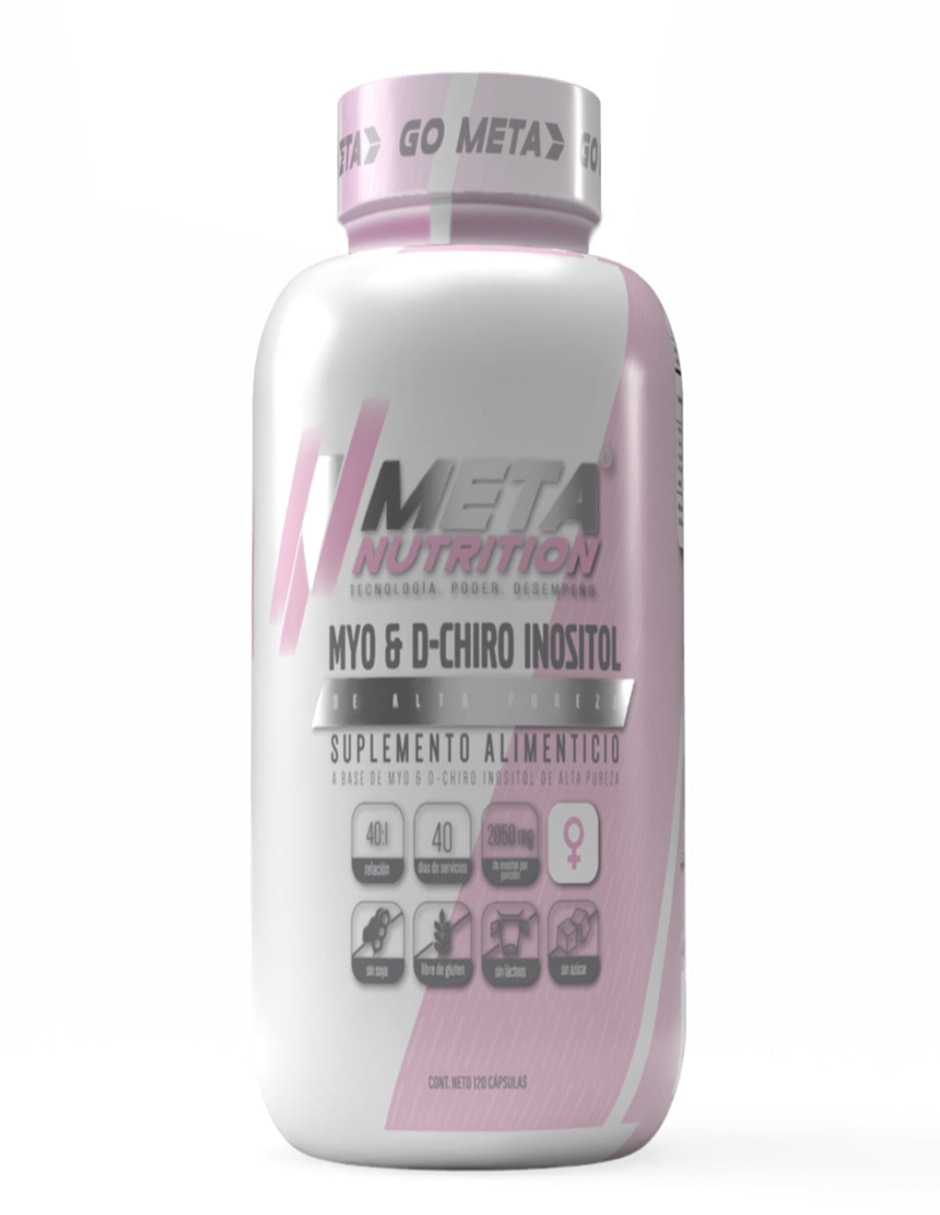 Myo-inositol y d-chiro inositol Meta Nutrition con myo-inositol y d-chiro inositol