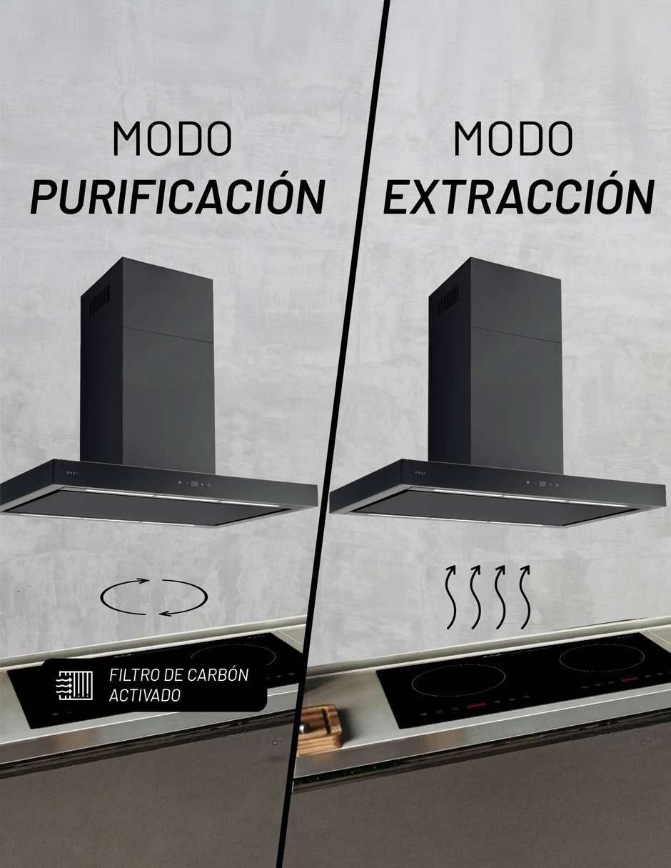 Campana de pared CAMEXPA90ADIN de vidrio 2