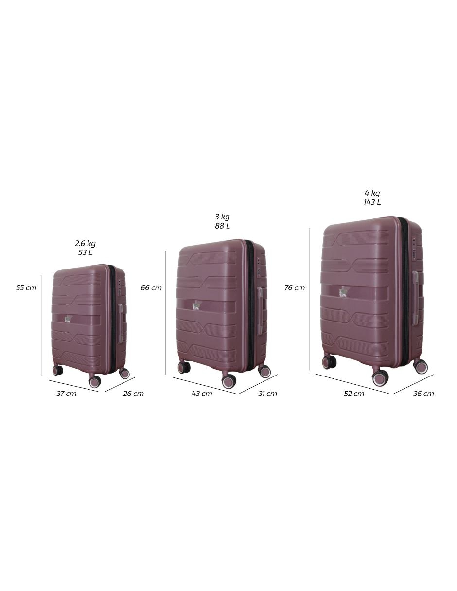 Set maletas de viaje General Infinity 6