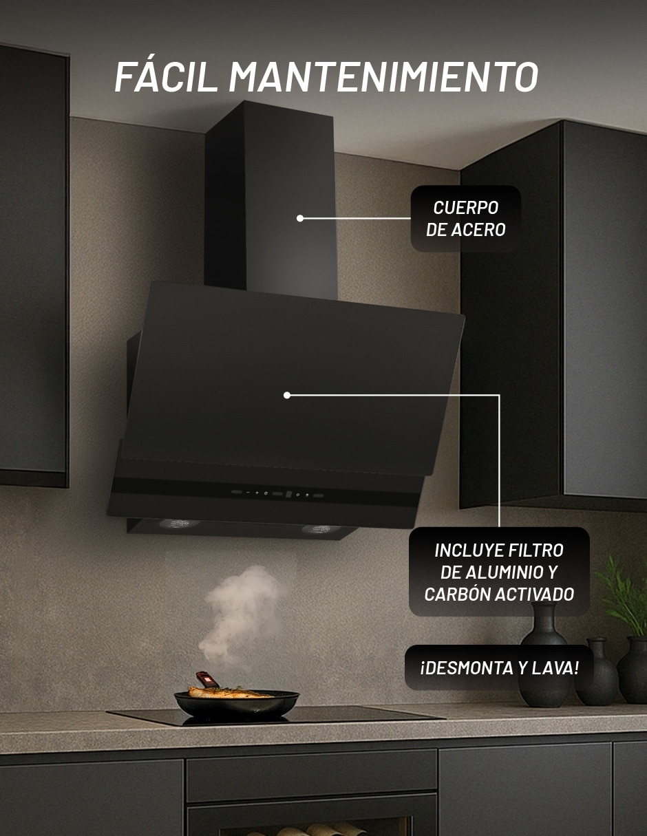 Campana de pared CAMEXPA60VTM de vidrio 5