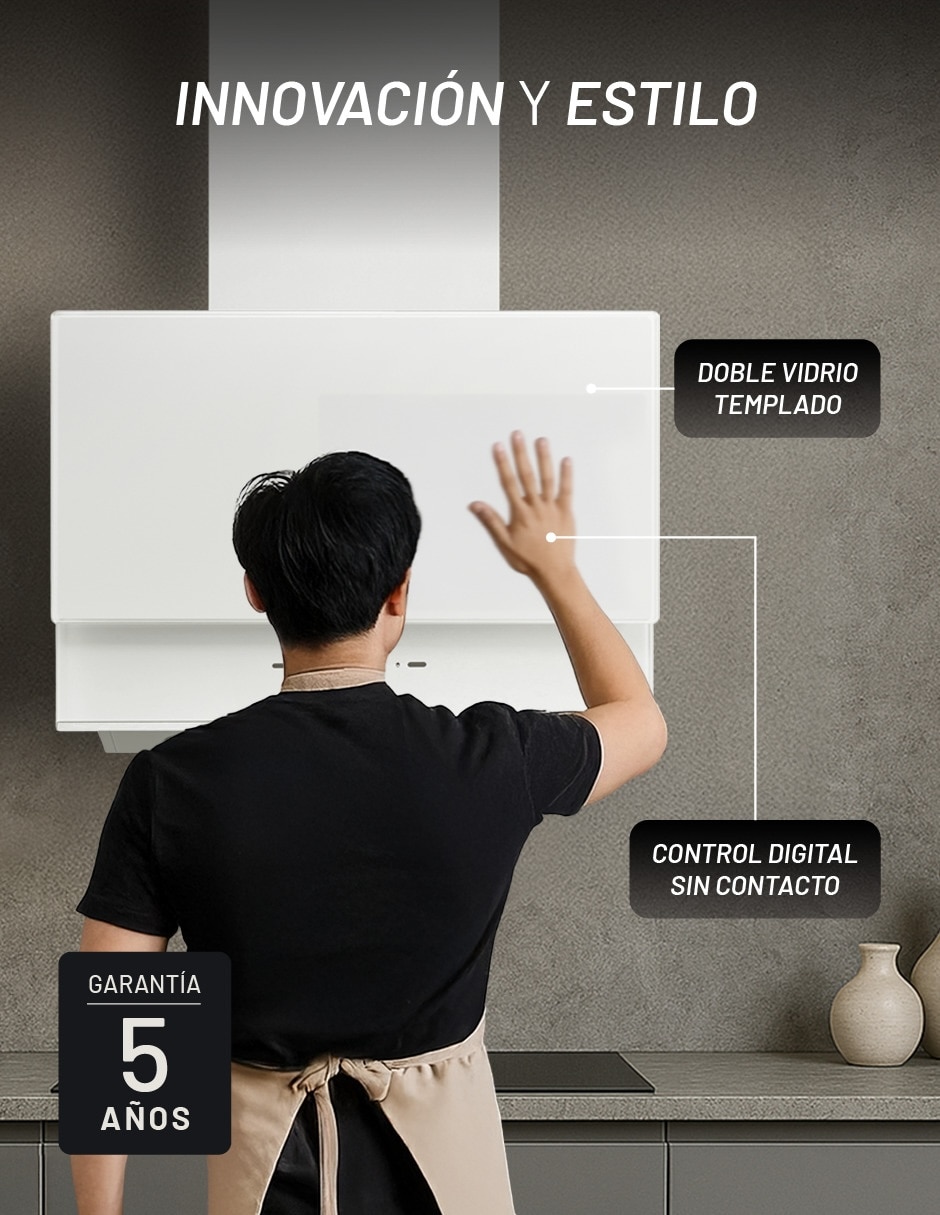Campana de pared CAMEXPA60VTB de vidrio 2