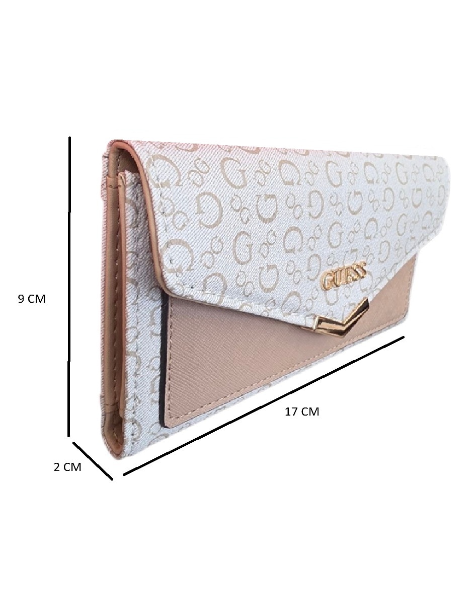 Cartera Guess La Rosa Slg con tarjetero para mujer