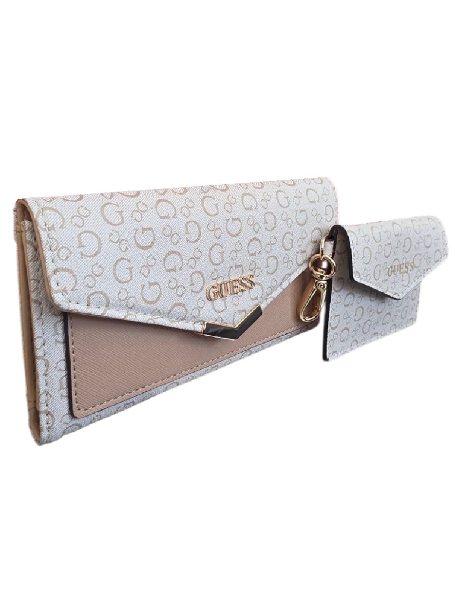 Cartera Guess La Rosa Slg con tarjetero para mujer