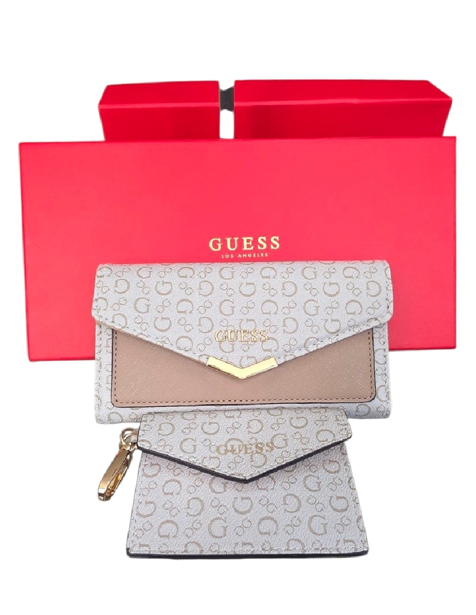 Cartera Guess La Rosa Slg con tarjetero para mujer