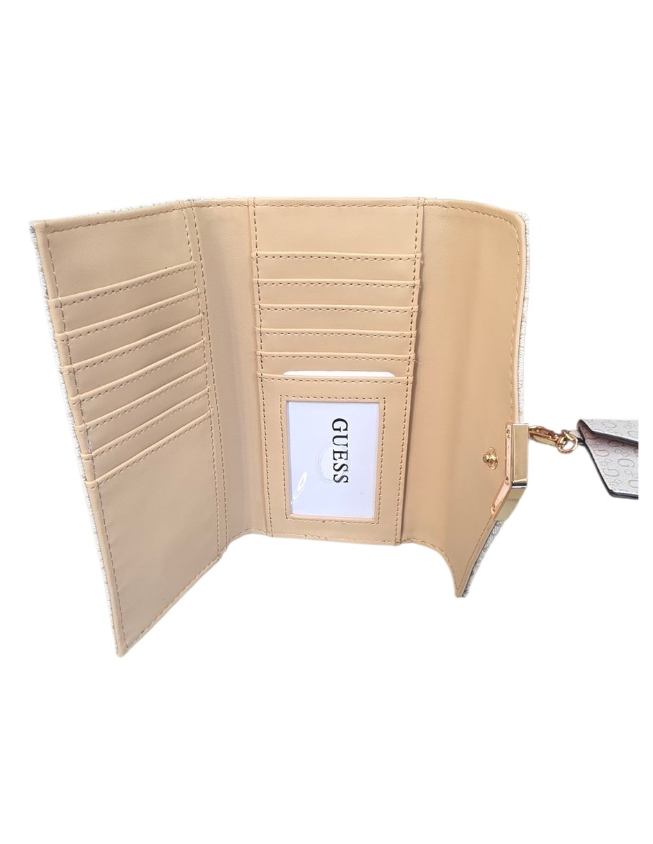 Cartera Guess La Rosa Slg con tarjetero para mujer