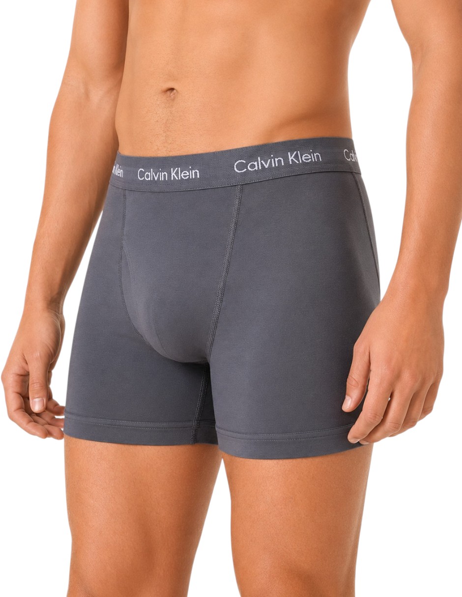 Set bóxer brief Calvin Klein de algodón para hombre 3 piezas