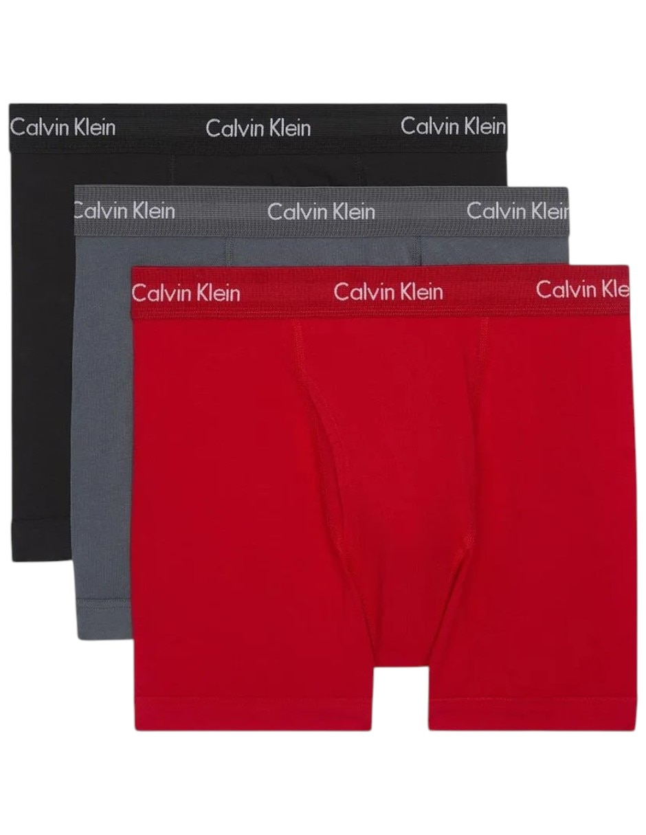 Set bóxer brief Calvin Klein de algodón para hombre 3 piezas