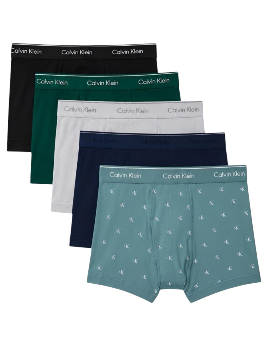 Set bóxer trunk Calvin Klein para hombre 5 piezas