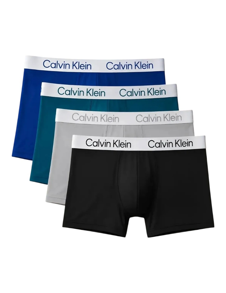 Set bóxer trunk Calvin Klein para hombre 4 piezas