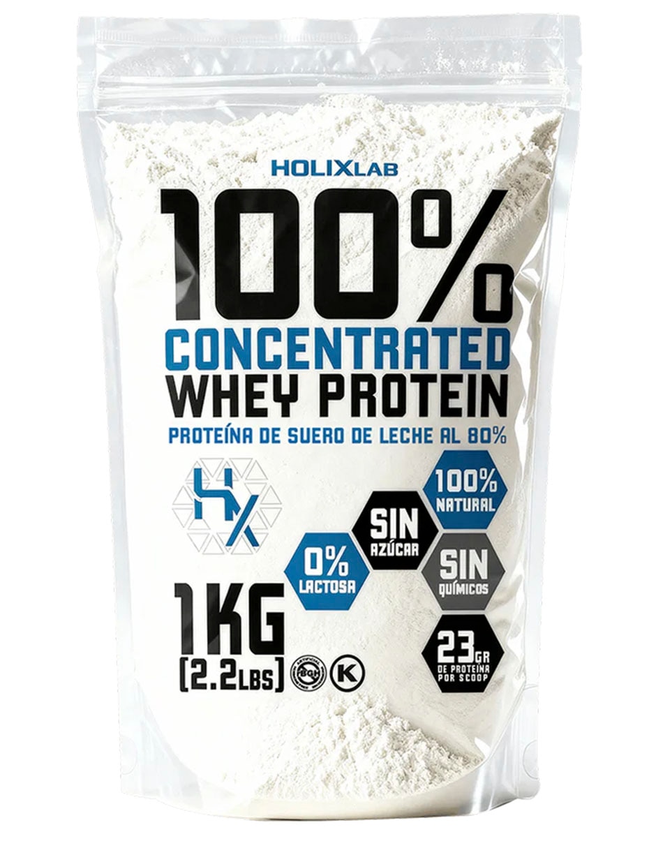 Proteína Whey Protein concentrada 80% 1 kg con proteína sabor natural Proteína Whey Protein concentrada 80% 1 kg con proteína sabor natural