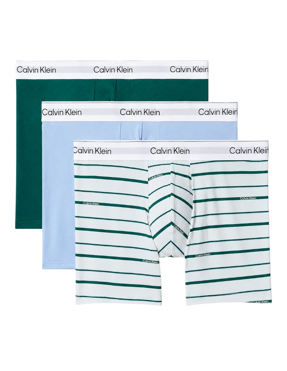 Set bóxer brief Calvin Klein de algodón para hombre 3 piezas