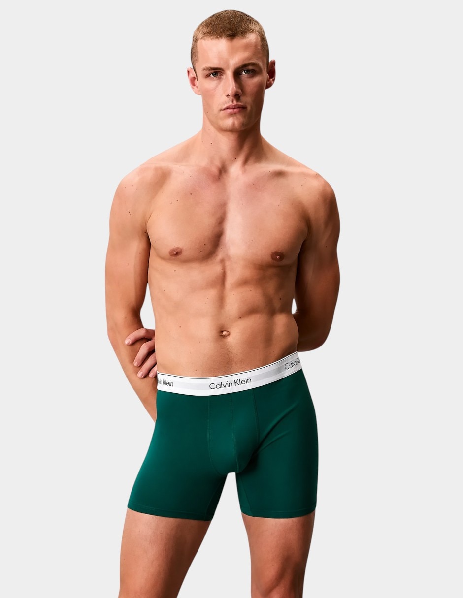 Set bóxer brief Calvin Klein de algodón para hombre 3 piezas