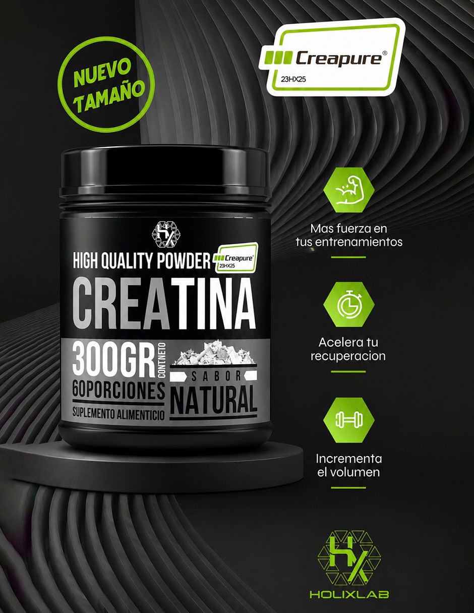 Creatina monohidratada Creapure sabor sabor natural 4