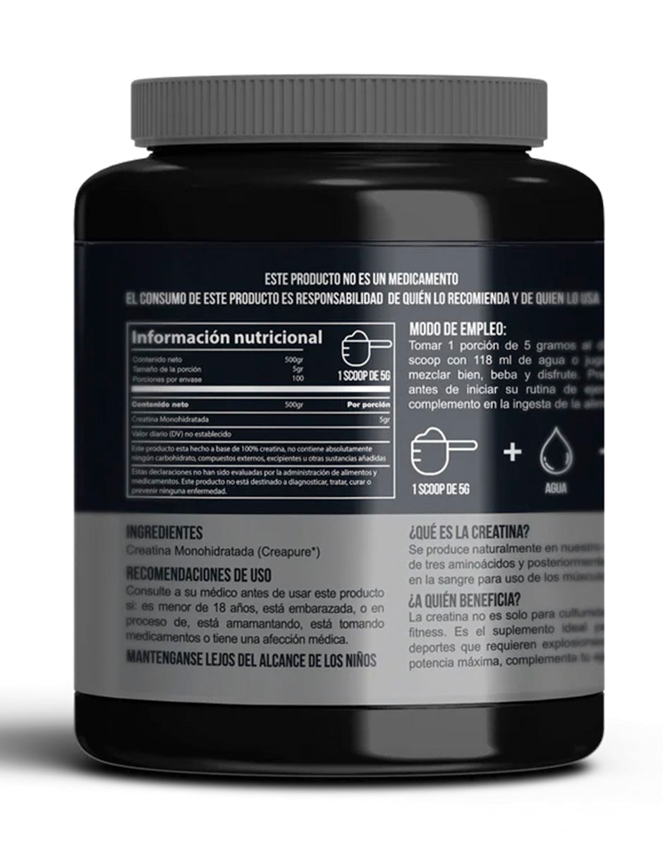 Creatina Creaprime Olix sabor natural de 500 g
