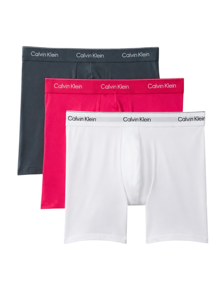 Set bóxer brief Calvin Klein de algodón para hombre 3 piezas