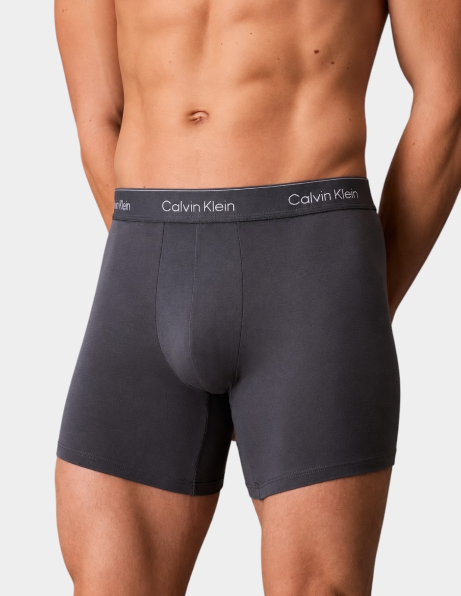 Set bóxer brief Calvin Klein de algodón para hombre 3 piezas