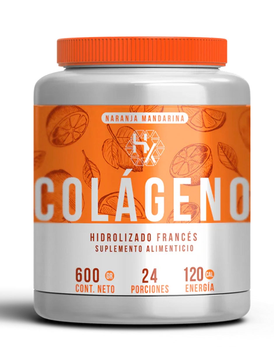Colágeno Hidrolizado Francés con colágeno sabor naranja mandarina de 600 g