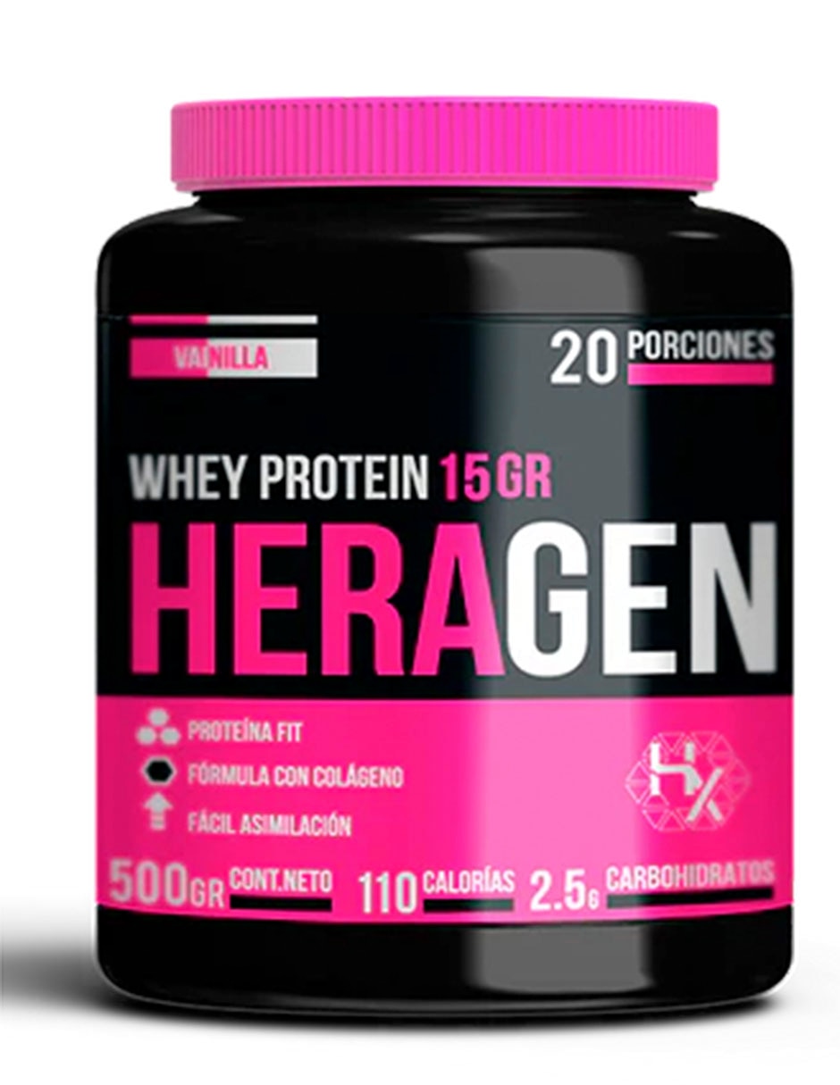 Proteína Whey mas colageno Olix sabor vainilla de 500 g