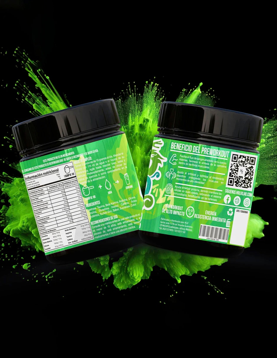 Suplementos alimenticios Ultra Instinto Max Pre Entreno Frutos del Dragón 300g Olix con proteína sabor frutos rojos