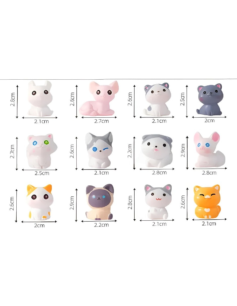 Set figuras de gato 5