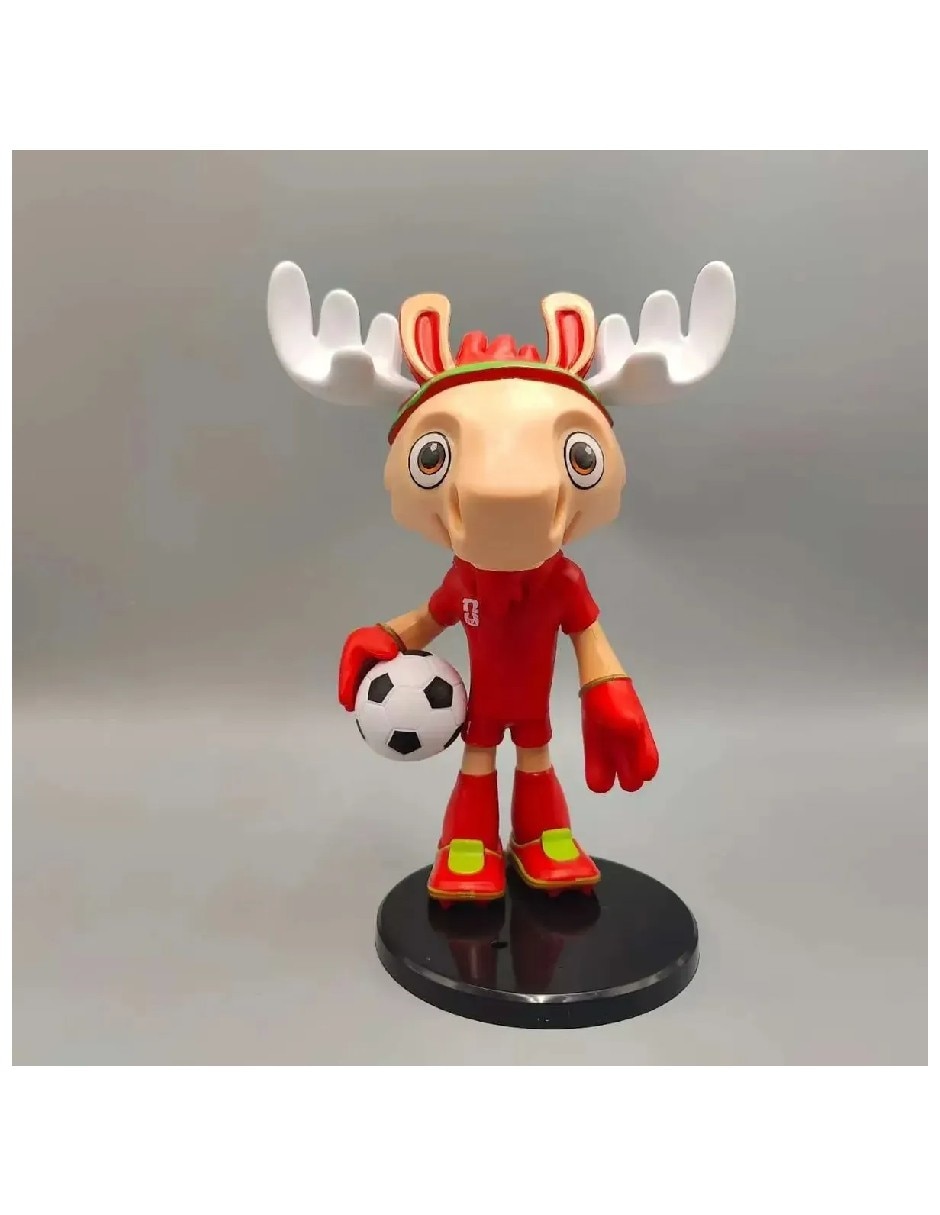 Set figuras de mascotas del mundial Genérica