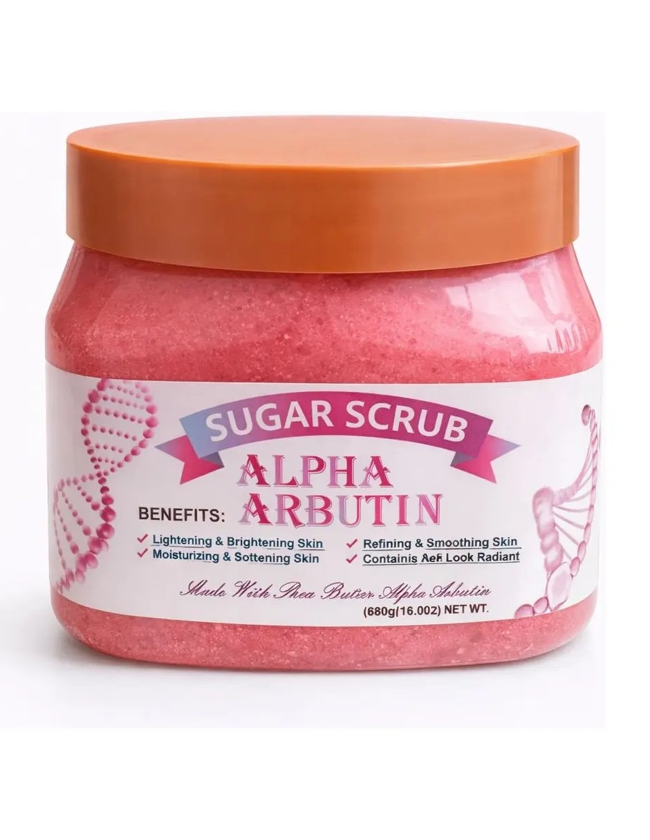 Exfoliante facial granulado azúcar para piel