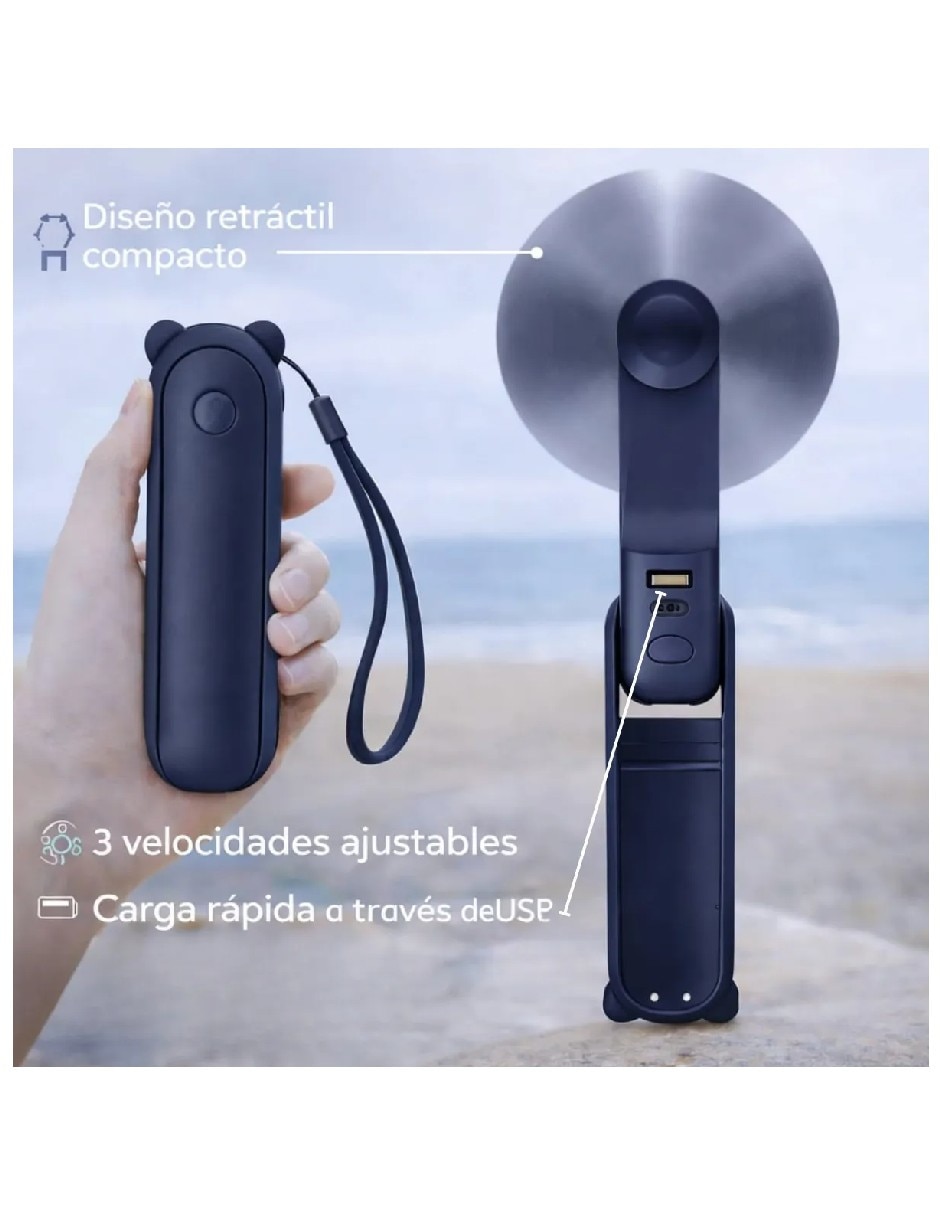 Mini ventilador 3 velocidades 2