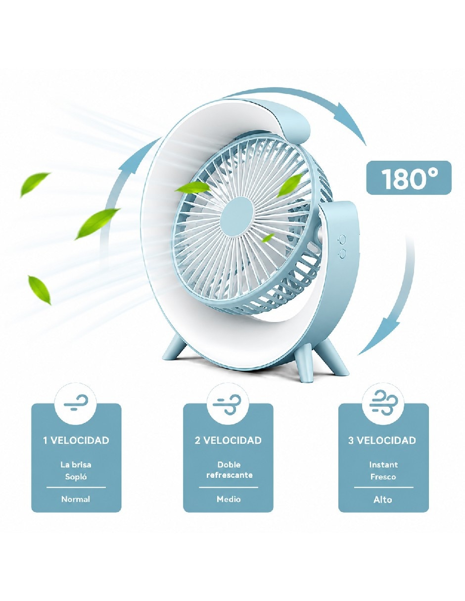 Ventilador de escritorio Genérica 3 velocidades