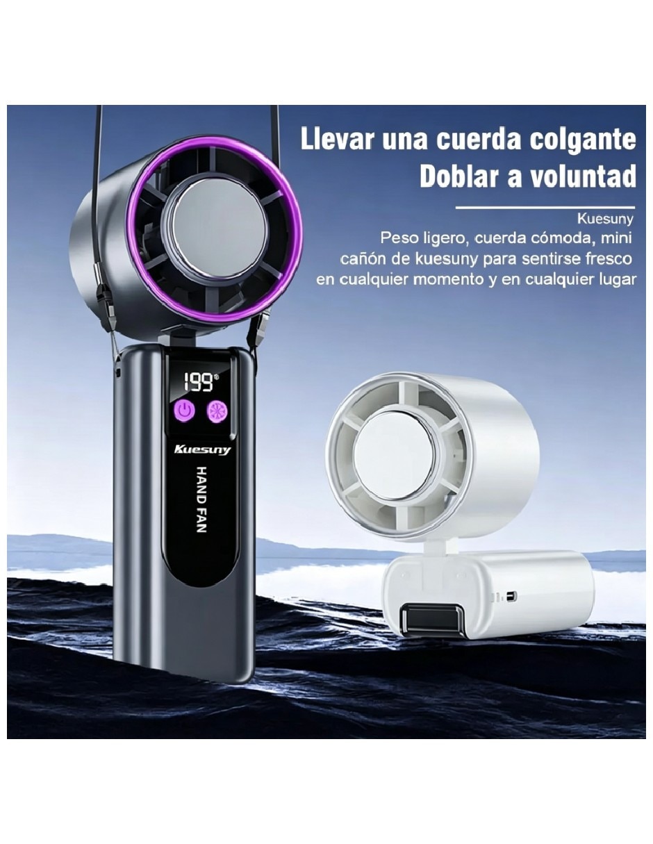Mini ventilador Genérica 6 velocidades