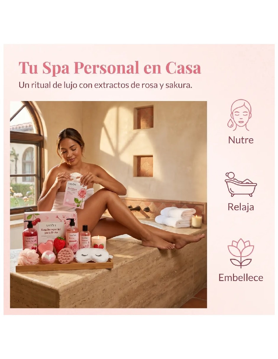 Set de cuidado para relajación Genérica 14 piezas