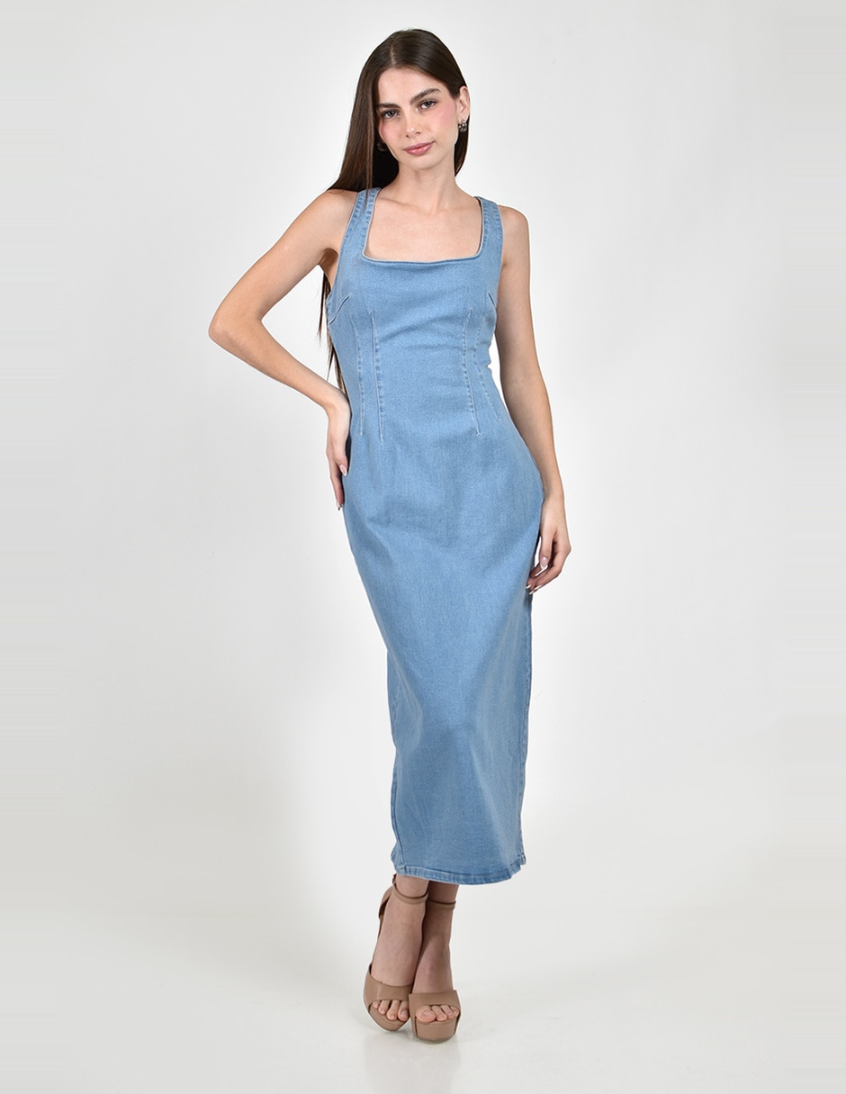 Vestido midi casual para mujer Vestido midi casual para mujer