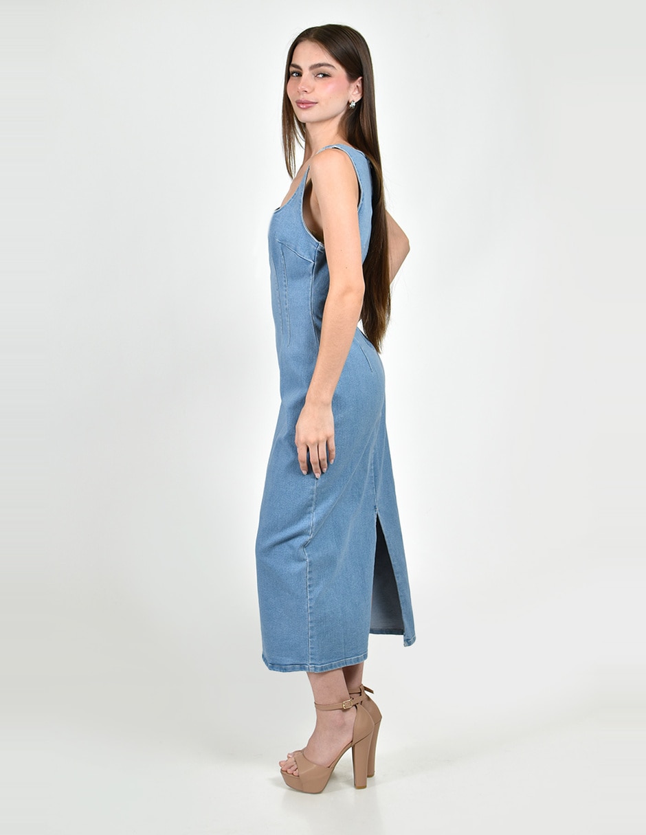 Vestido midi casual para mujer 2