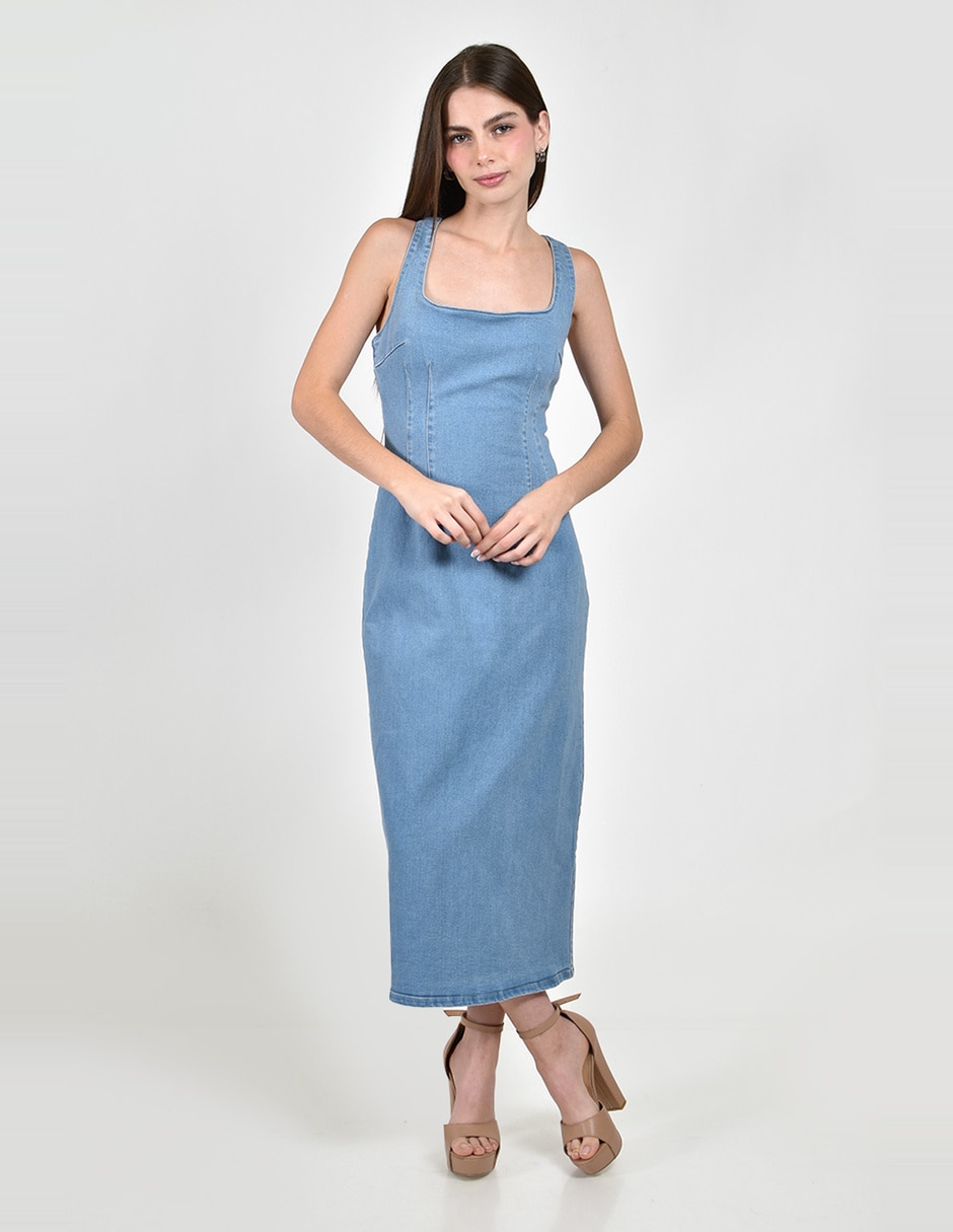 Vestido midi casual para mujer 4