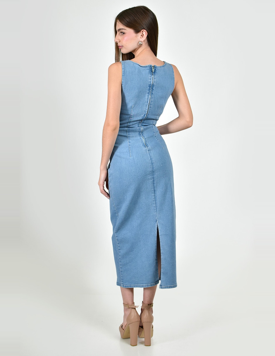 Vestido midi casual para mujer 5