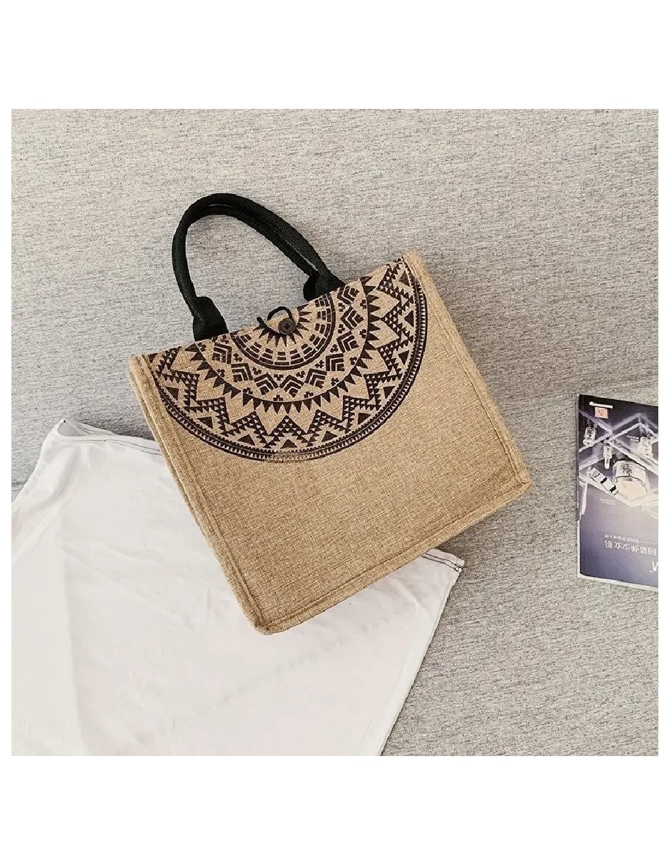 Bolsa Casual Genérica Mandalas de lona