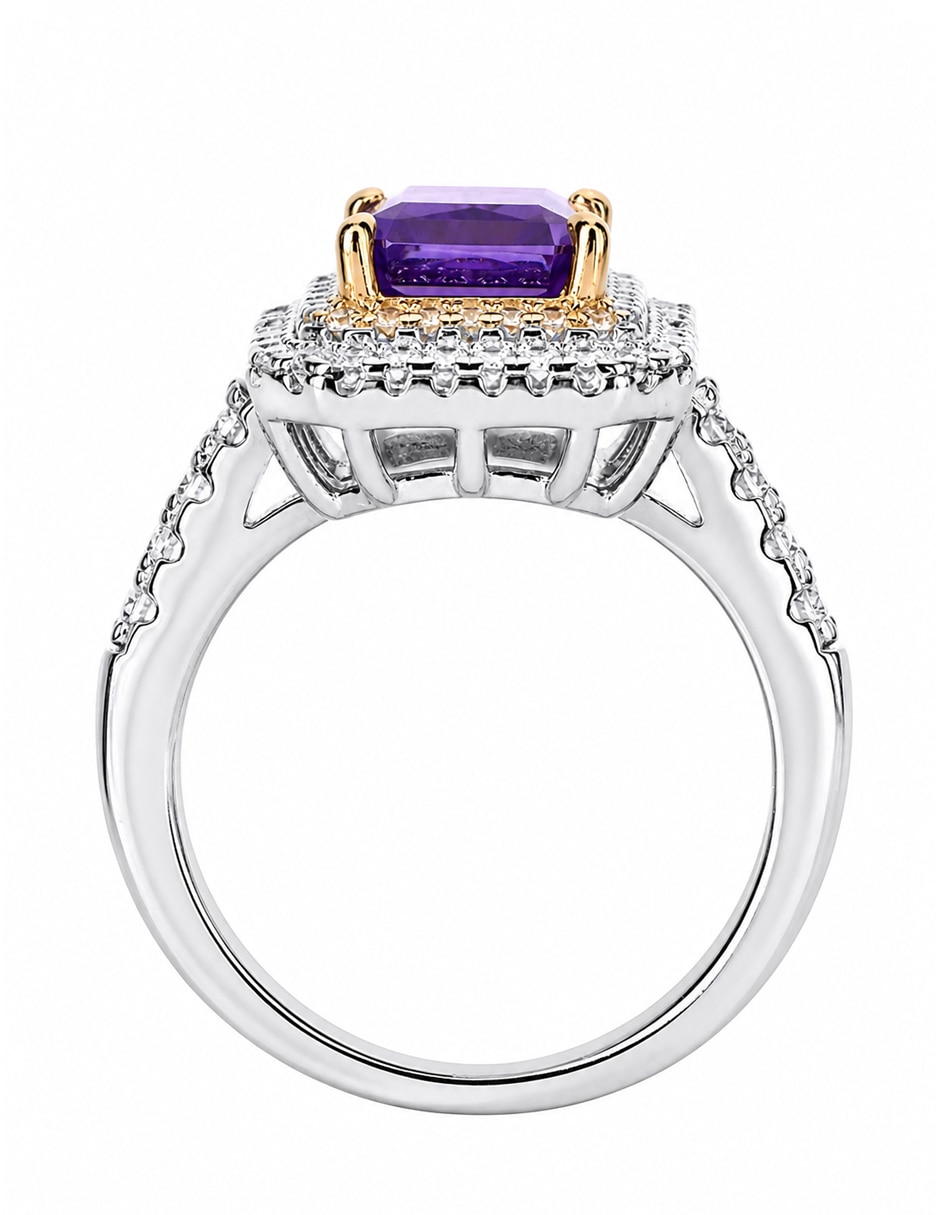 Anillo Gladkova Joyería P 925 de Plata zirconia Pavé