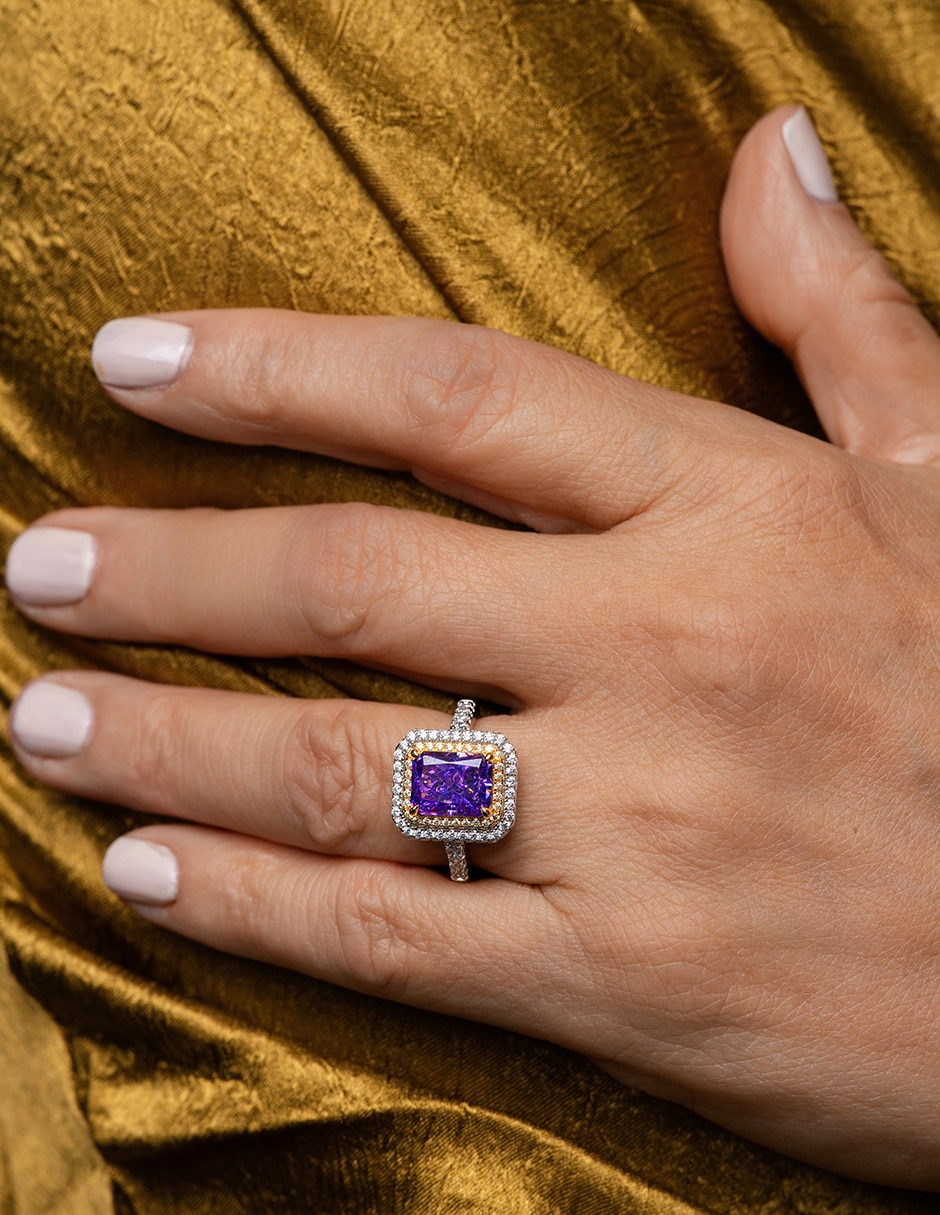 Anillo Gladkova Joyería P 925 de Plata zirconia Pavé