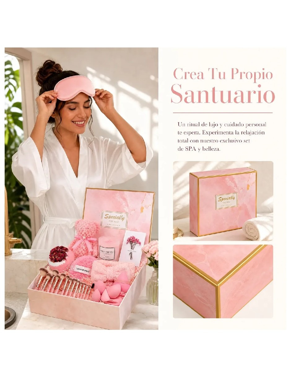 Set de cuidado para relajación Genérica 8 piezas