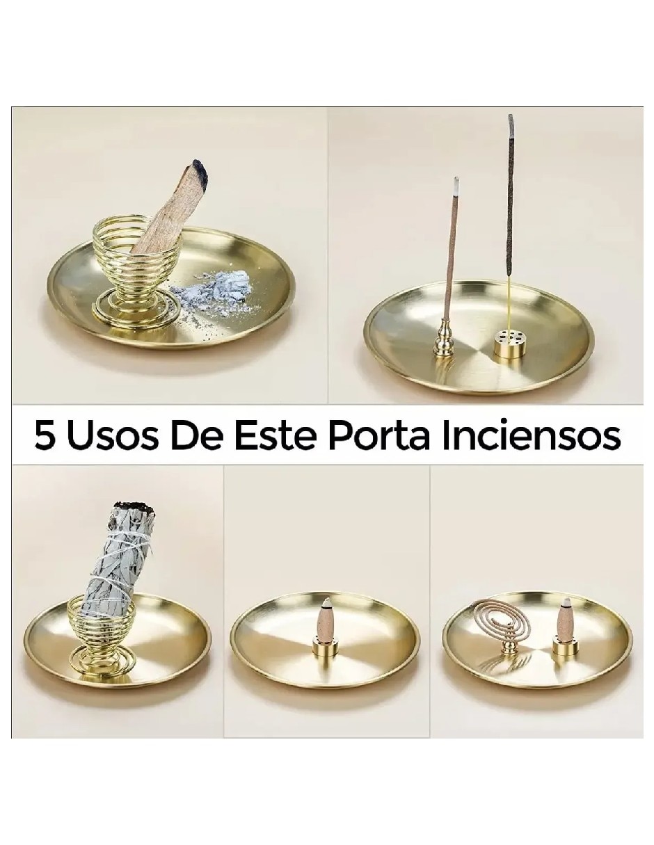 Porta incienso de acero Genérica