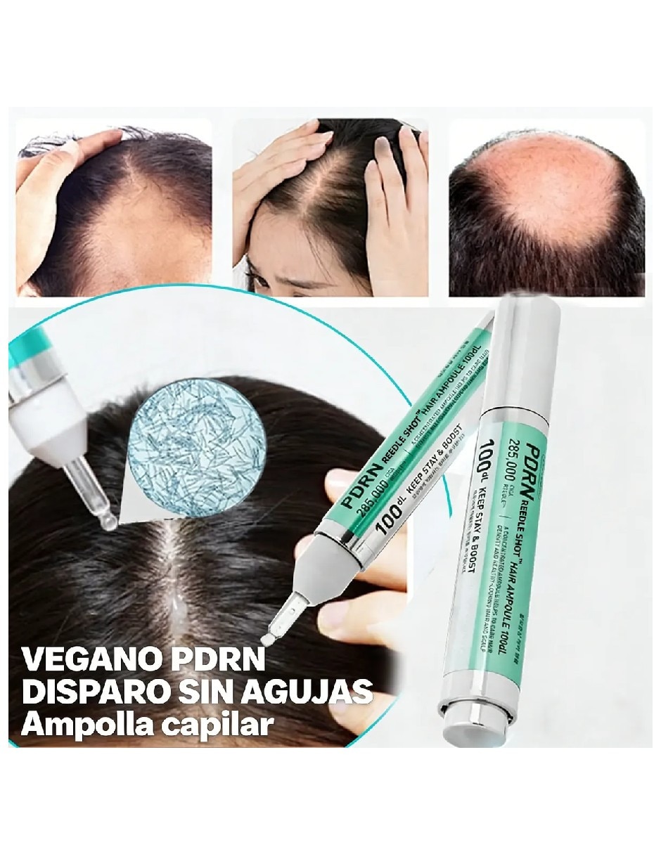 Sérum capilar VT Cosmetics PDRN Reedle Shot Hair Ampoule 100dL Genérica para cuero cabelludo