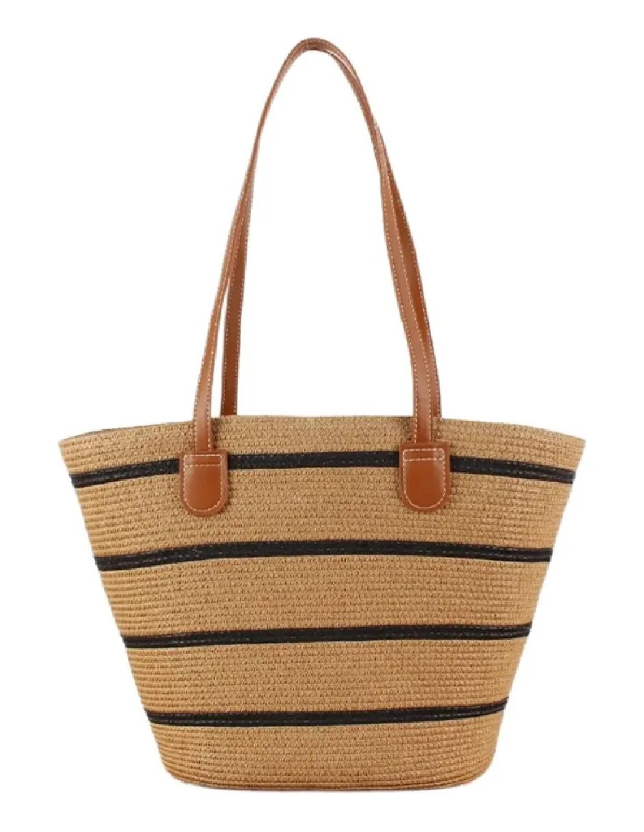 Bolsa casual de paja