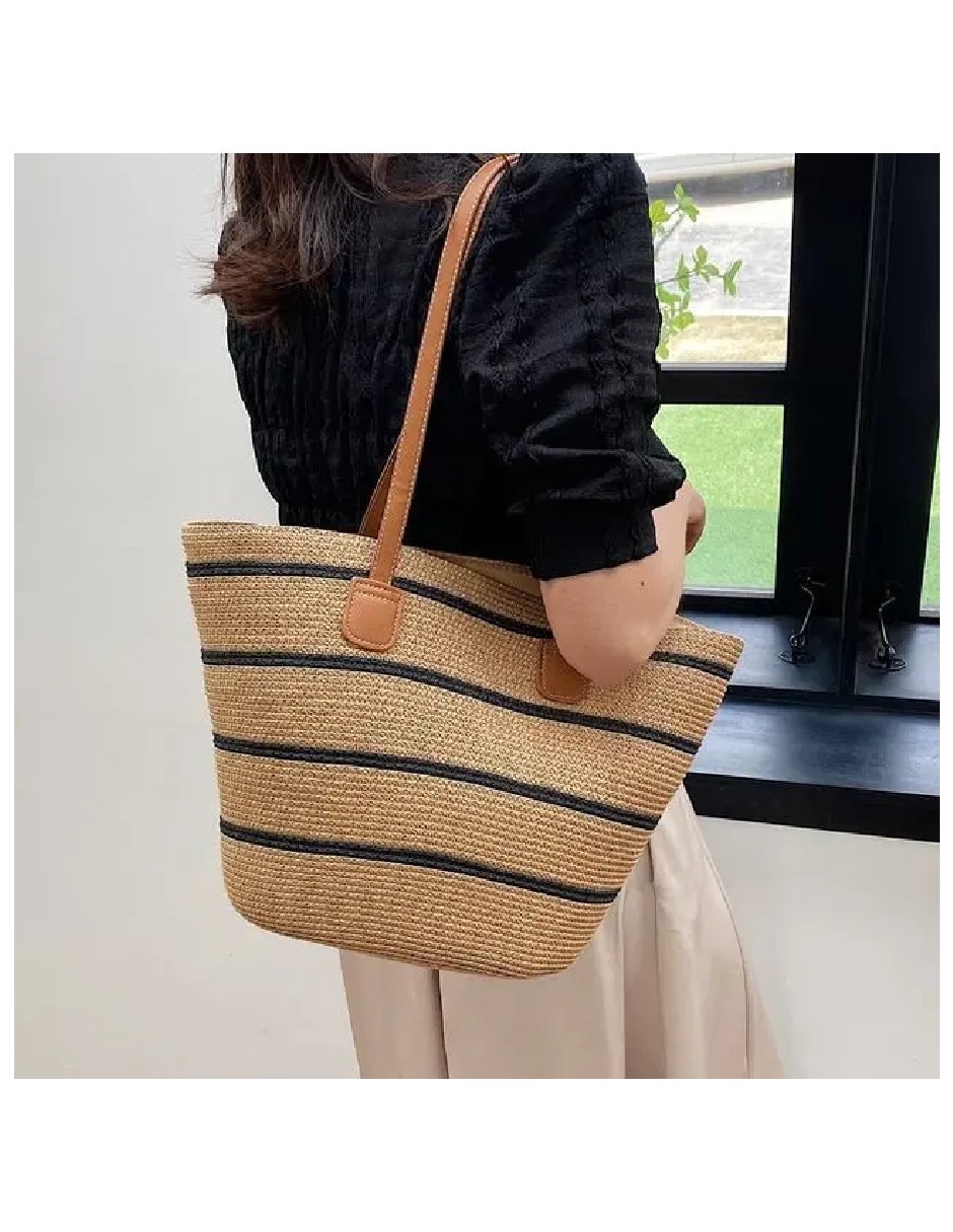 Bolsa casual Genérica de paja