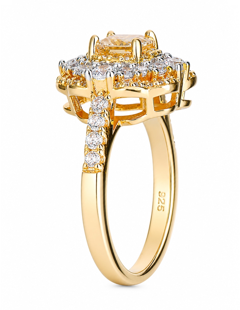 Anillo Gladkova Joyería P 925 de Plata zirconia brillante