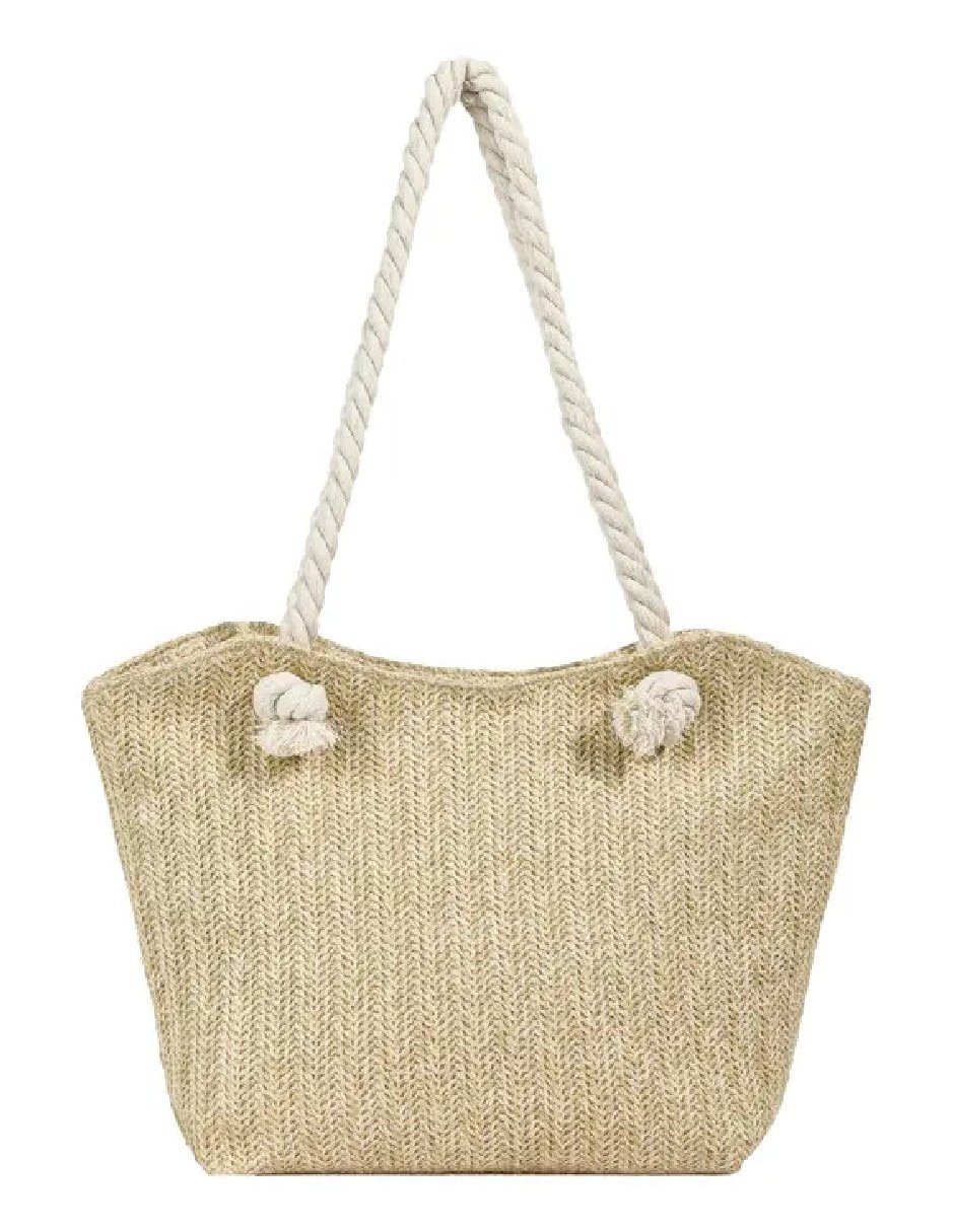 Bolsa casual de paja