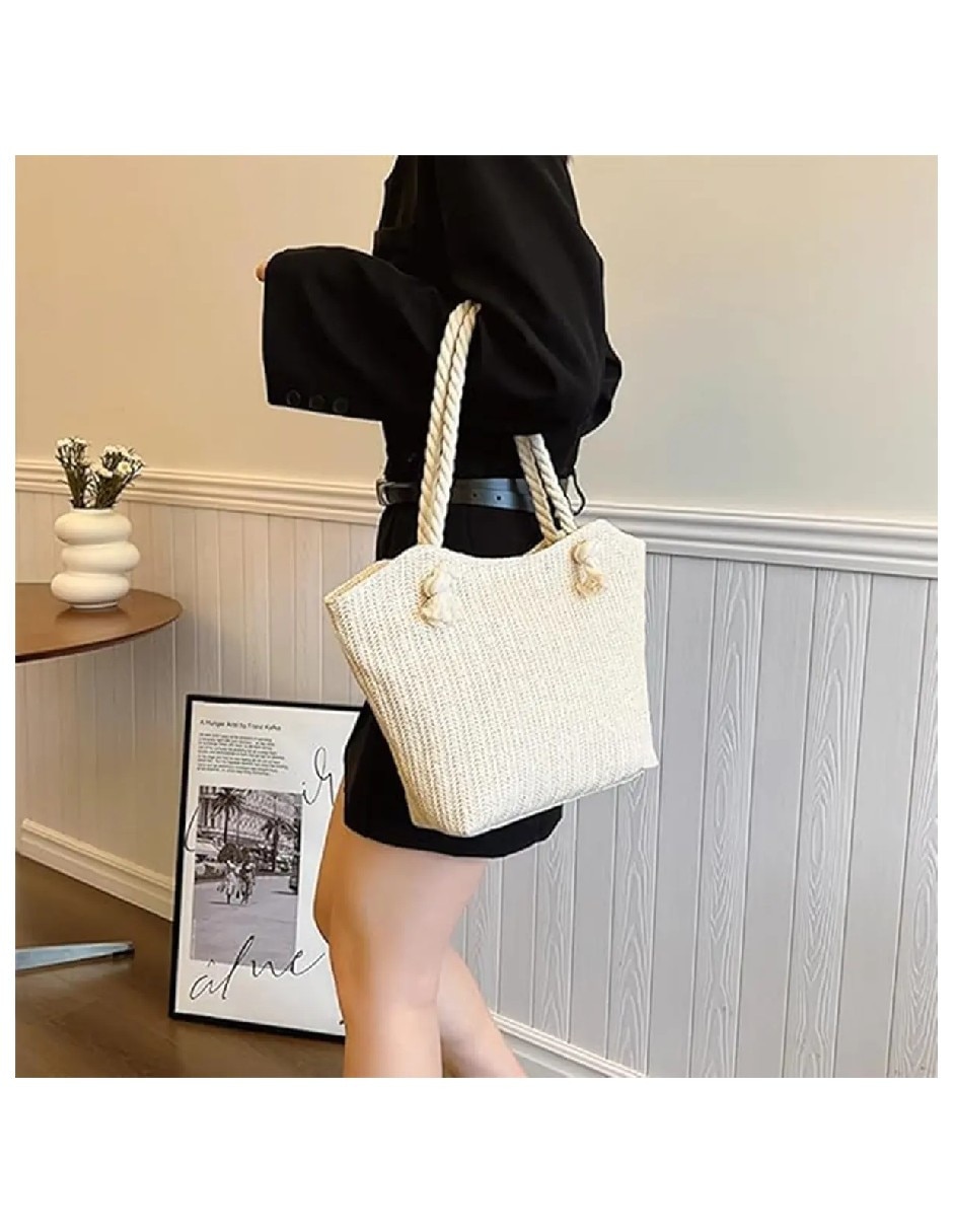Bolsa casual Genérica de paja