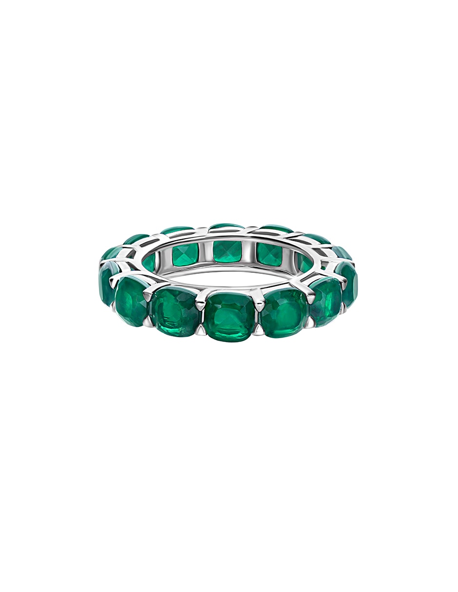 Anillo Gladkova Joyería P 925 de Plata esmeralda