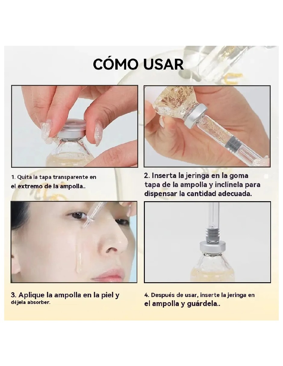 Sérum antiedad facial con Péptidos de seda y Colágeno profundo Genérica todo tipo piel