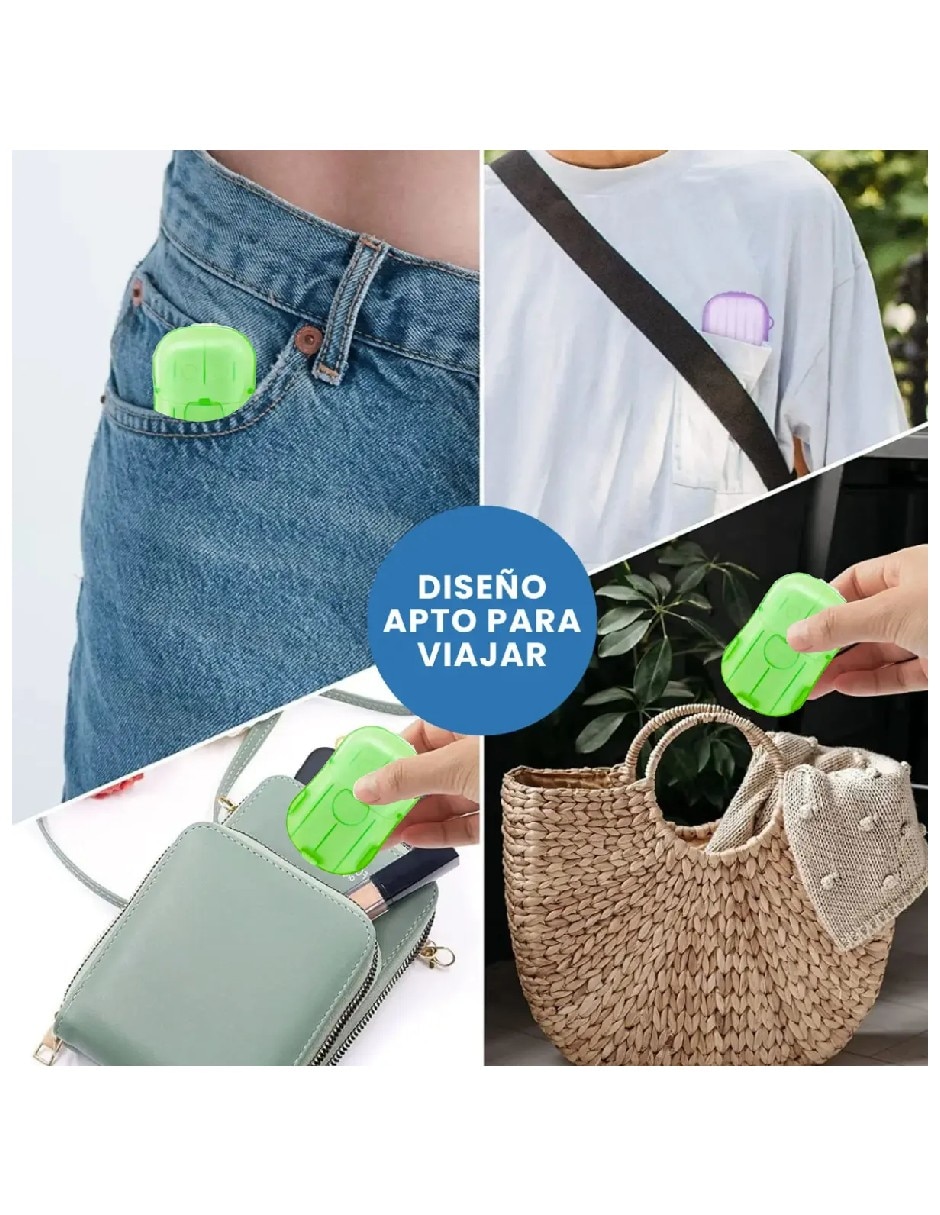 Jabón para manos set de 500 láminas de jabón + 3 estuches Genérica