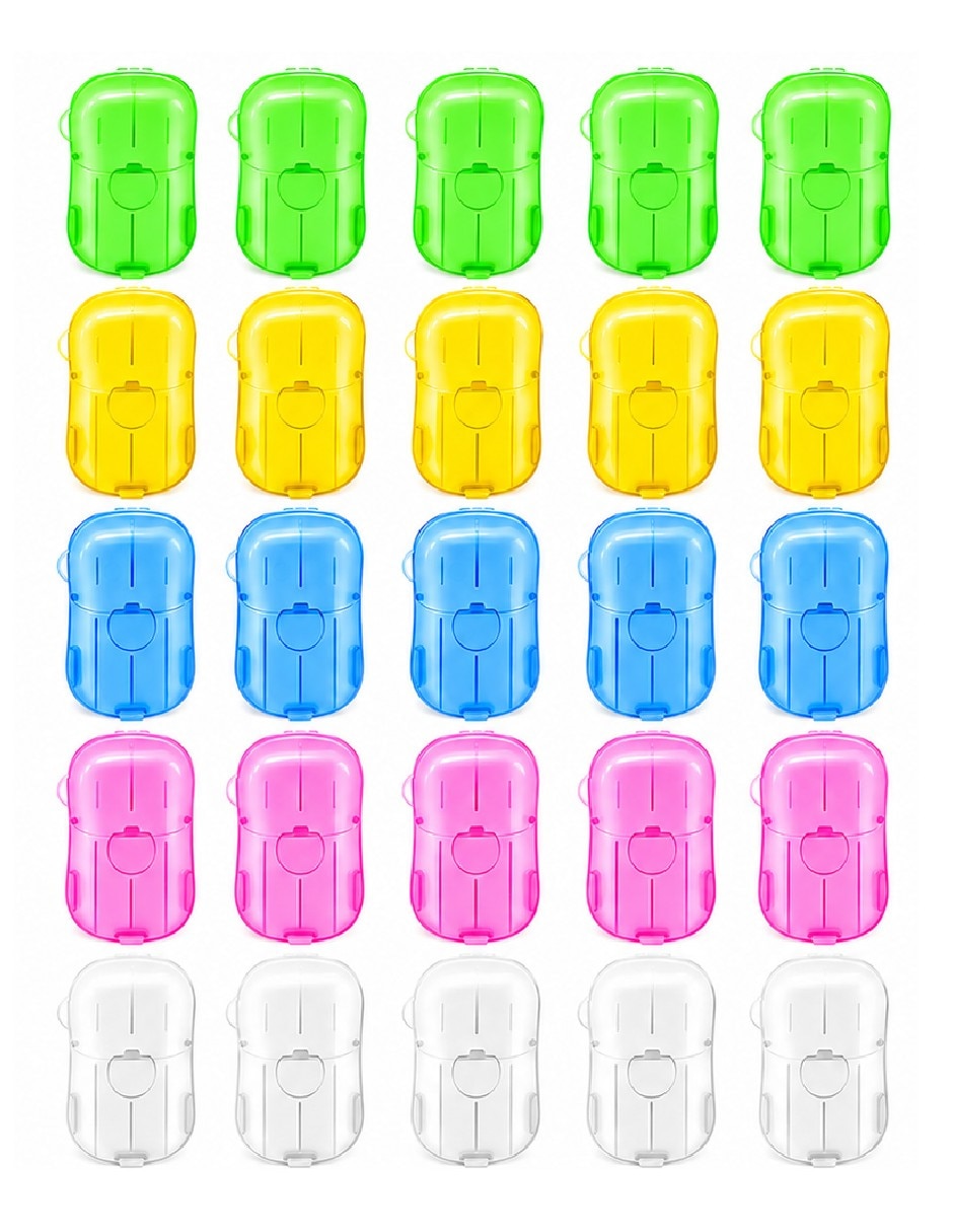 Jabón para manos set de 35 estuches con 20 láminas Genérica